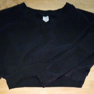 No Boundaries Charcoal V-Neck Sweater
